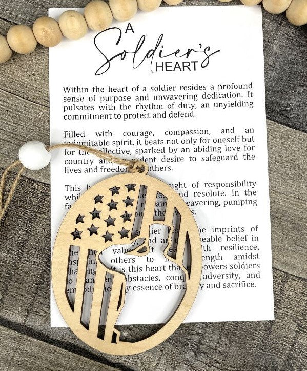 A Soldiers Heart Soldier Ornament