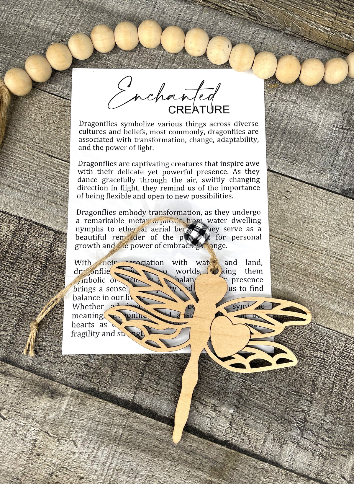 Enchanted Creature Dragonfly Ornament