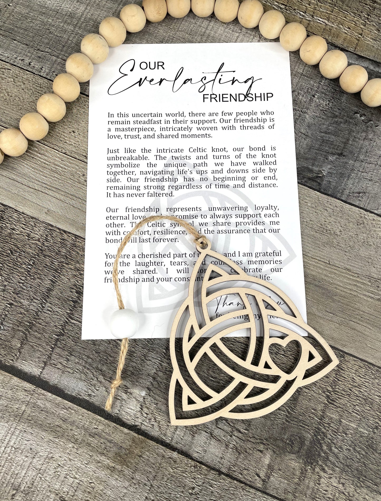 Our Everlasting Friendship - Celtic Knot