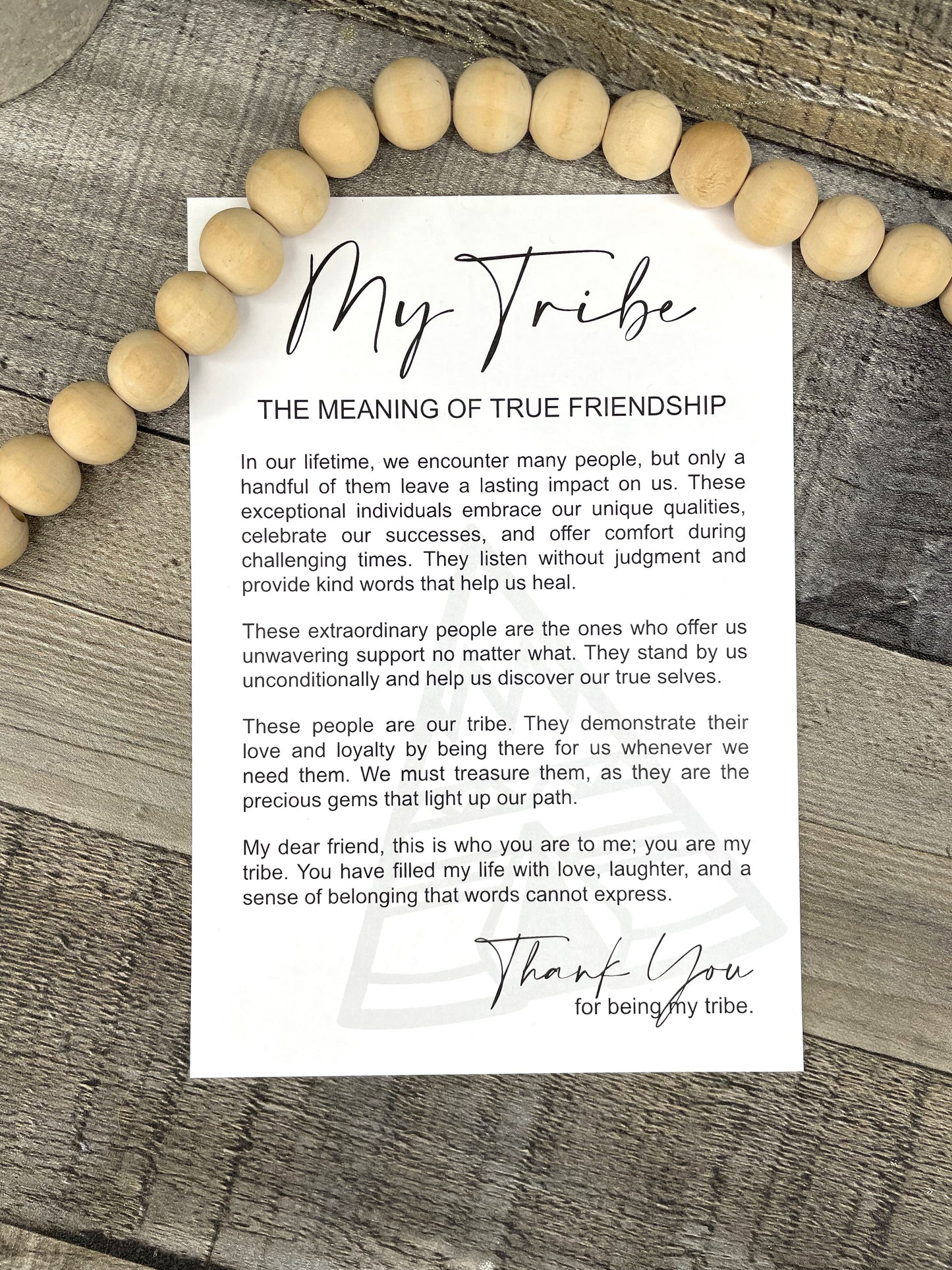 My Tribe - The meaning of True Friendship