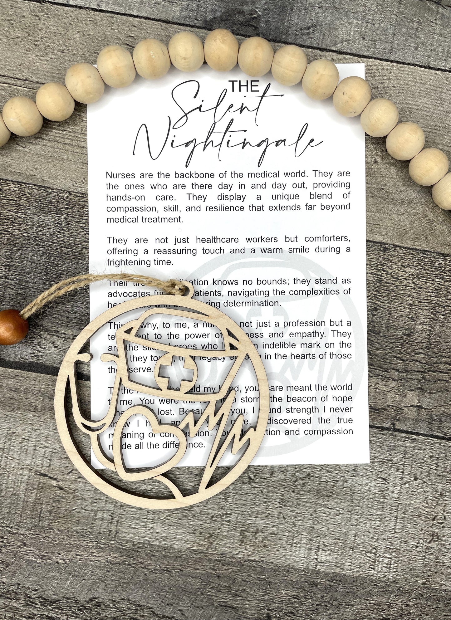 The Silent Nightingale - Nurse Ornament