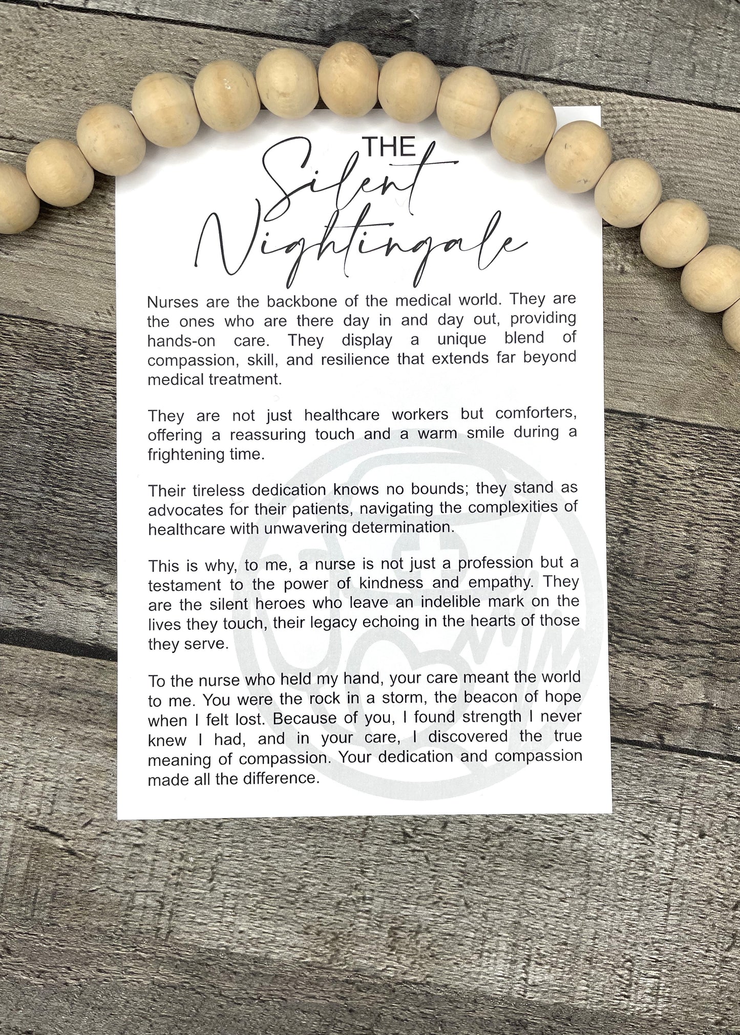 The Silent Nightingale - Nurse Ornament