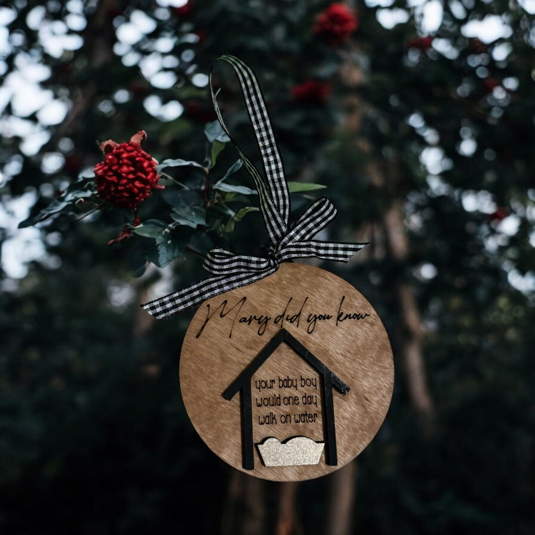 Mary Did You Know Ornament
