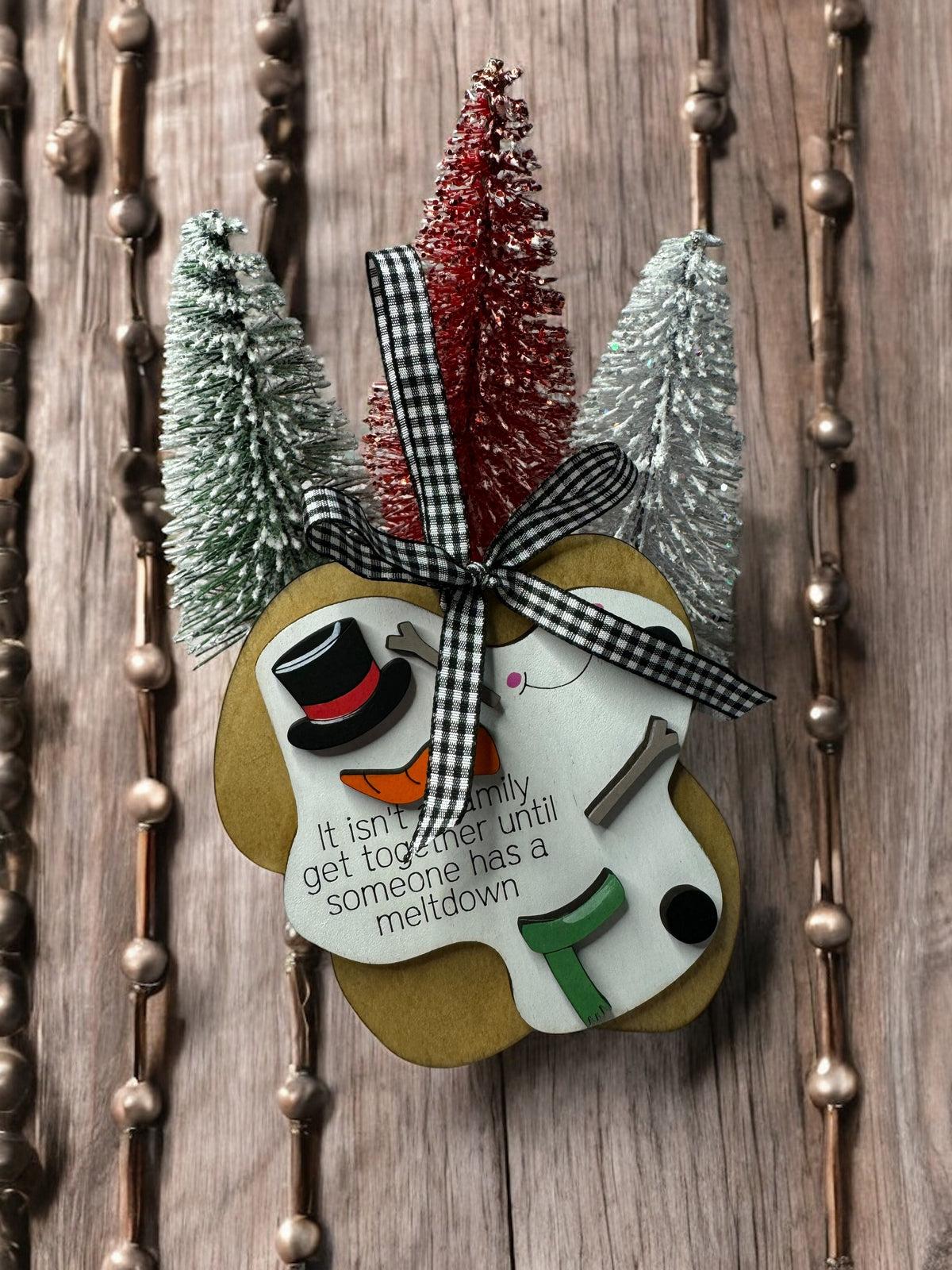 Family Gathering Meltdown Ornament