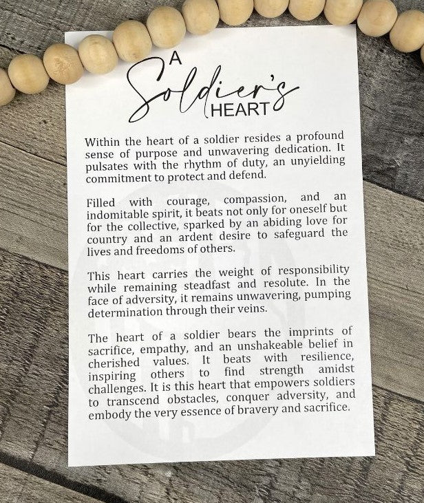 A Soldiers Heart Soldier Ornament