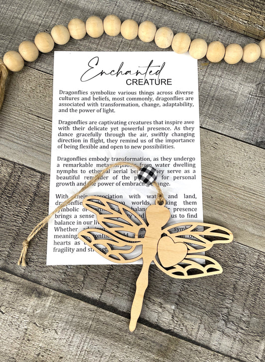 Enchanted Creature Dragonfly Ornament